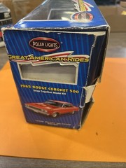 Polar Lights 1965 Dodge Coronet 500 1:25 Snap Kit Un-assembled repainted black