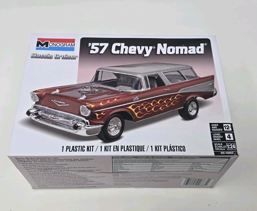 Monogram ’57 Chevy Nomad “Classic Cruiser” Model 1:24 Scale Level 4 2022 New