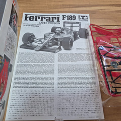 Tamiya 1/20 scale Ferrari F189 Early model Plastic model Kit