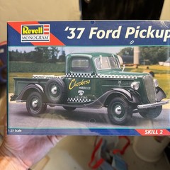 🚨Revell🇺🇸1937 Ford🏁Pickup🇺🇸Truck 1/25 Model Kit Factory Sealed