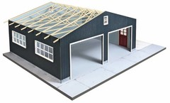 Cobaanii Mokei SweetStyle Garage Life Series2 Car Garage Wooden Model kit SS-041