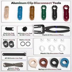 Kje 26Pcs Master Quick Fuel Line Disconnect Tool Set Gm Fuel Line Disconnect