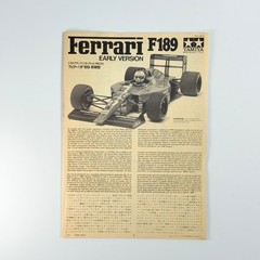 TAMIYA 1/20 FERRARI F189 EARLY VERSION Item20023 with NEW DECALS 5