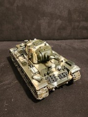 Tamiya 1/35th Scale Siberian 1939 KV-1 Soviet Tank Model Built