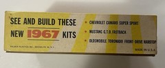 Palmer 1967 Corvette Sting Ray Convertible Unassembled Kit Decals Custom 6714