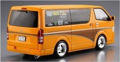 Aoshima 1/24 The Tuned Model Car(11)Kit Hot Company DNA Toyota Hiace TRH200V ’12