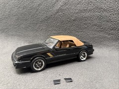 Ford Mustang Saleen Convertible 5.0 Built 1/24 Detailed Trim Foxbody Custom