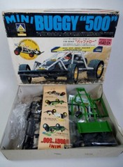 Vintage Aoshima 1/28 Mini 4WD Mini 500 Buggy No.4 Buffalo Tamiya ARII Nichimo