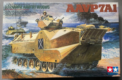 Tamiya 35159 U.S. Marine AAVP7A1 with UGWS 1:35 Scale Model Kit 1/35 Upgunned