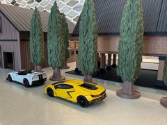 1/64 Scale Trees Set of 6 Diorama Scenery Diecast Car Display S Scale Model 5in