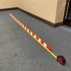 6ft. 1/24-1/25 Scale Plastic Crash Barriers for RC Racing/Drifting or Diorama