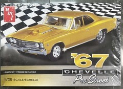 1967 CHEVELLE PRO STREET MODEL CAR KIT • 1:25 Scale • AMT 876 M/12 • New/Sealed!