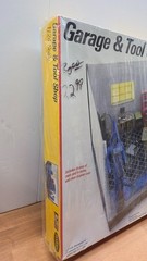 Testors Garage and Tool Shop 1/24 Scale Model kit Vintage 1988