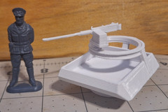 M20 Insert for M8 Greyhound American 6×6 Armored Car 3d Printed 1/32 Scale White
