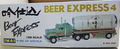 IMAI Beer Express 1/28 Trailer Truck Model Kit Sapporo