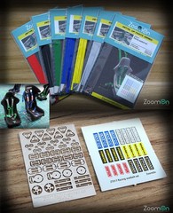 ZoomOn 1/24 Racing Seatbelt set (Yellow)