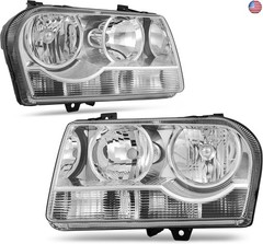 AUTOSAVER88 Headlights Assembly Set Compatible with 2005 2006 2007 2008 2009