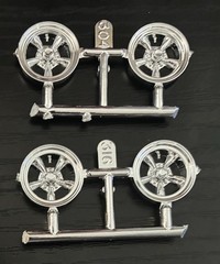 32 Ford 5 Window coupe CUSTOM 5 SPOKE WHEELS 23 1560 Model Car Parts