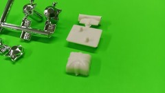Mongoose Cuda 1969 Barracuda Funny Car 1/25 Dual Fuel Tanks Chute Parachute