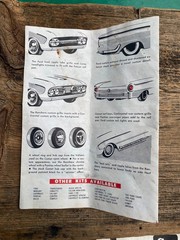 SET OF 7 VINTAGE ORIGINAL INSTRUCTIONS FROM AMT 3 in 1 CUSTOMIZING MODEL KITS