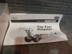 Testors Snap-On Top Fuel Dragster 1:24 Scale Die Cast Metal Model Kit BRAND NEW