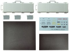 TOMYTEC 1/12 Little Armory Military Hard Case A3 White x Gray Model Kit ✨USA