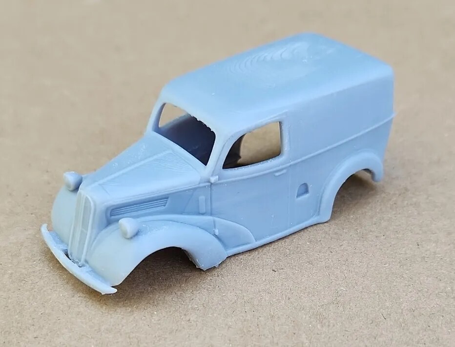 3D RESIN PRINTED 1/43 1951 ANGLIA THAMES PANEL VAN STOCK BODY