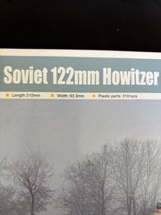 Soviet 122mm Howitzer M30 Trumpeter 1:35 Model Kit 02343 Open Box Sealed Parts