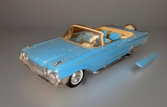 AMT 1960 Mercury Park Lane Custom Convertible Screw Bottom Built Model Car Kit