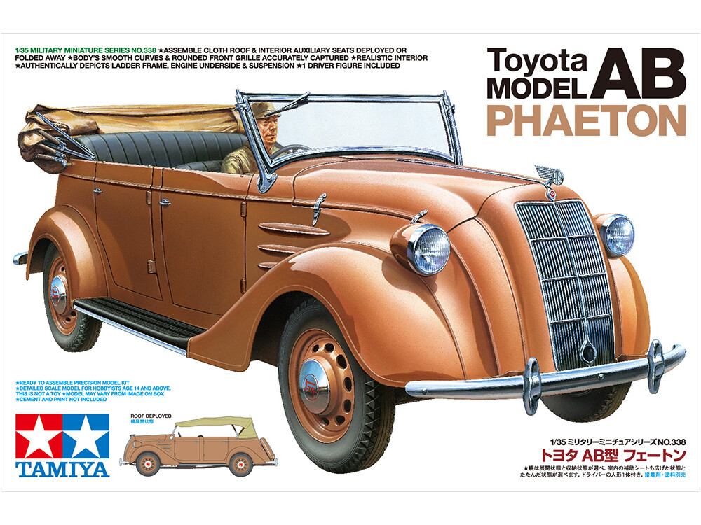 Tamiya 1/35 Military Kit Toyota AB Type Phaeton from Japan 2739