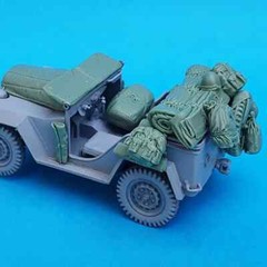1/35 Resin Assembly Model Kit Russian Field Car Gaz 67B Accessories Set Model