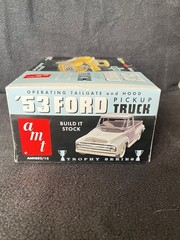 Vtg 1960’s AMT 3in1 Custom Trophy Series 53” Ford Pick-Up Truck Plastic 1:25 Kit