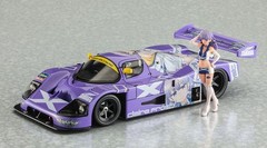 Hasegawa SP582 1/24 Model Car Kit Sauber Mercedes Benz C9 w/Claire Frost Figure