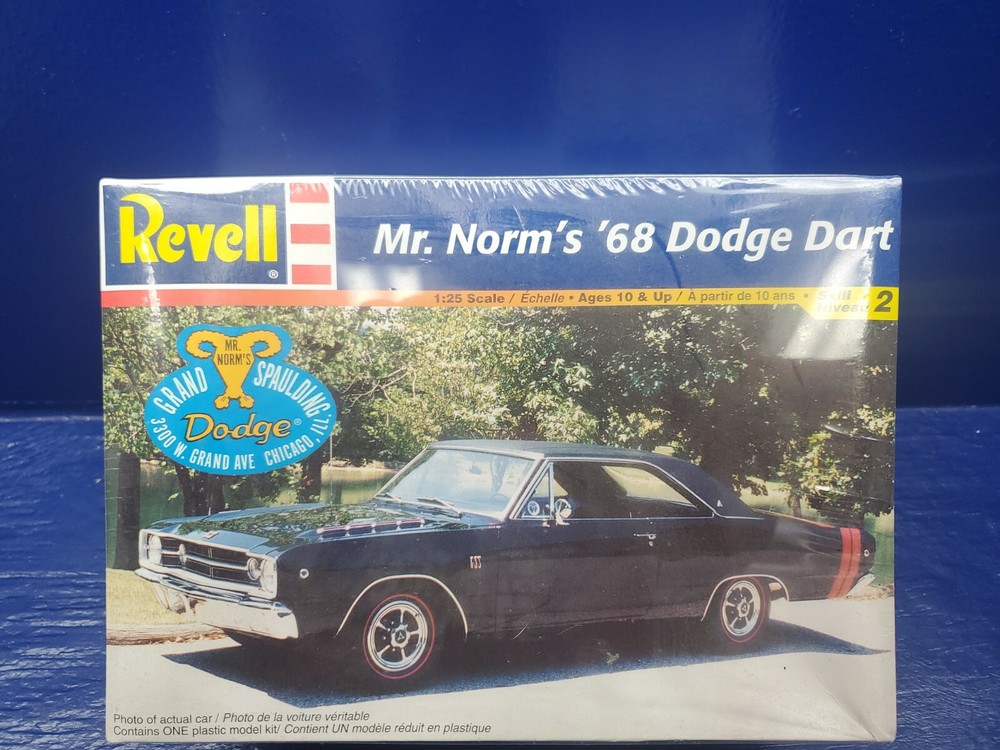 Revell Mr. Norm’s ’68 Dodge Dart 440 1:25 #7667 Factory Sealed In 2000 Rare Kit
