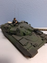 British Chieftain Mk5 Main Battle Tank scale model