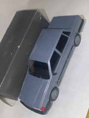 Vintage original VOLVO 760 GLE Sedan Metallic Light Blue PROMO CAR w/ Box