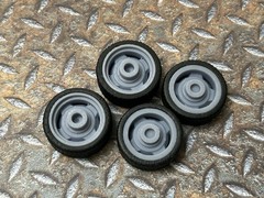 Resin 21/20 Inch: “Steelie” Model car Wheels/Tires 1/24 1/25 scale