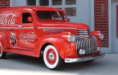 Coke Delivery Truck 1/24 w Custom Accessory Grouping