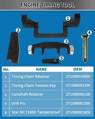 Dptool Camshaft Alignment Engine Timing Tool Chain Fixture Tool Kit Compatible