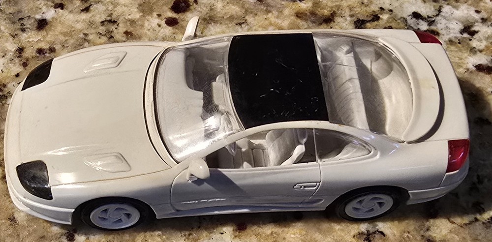 7″ Loose 1992 Dodge Stealth 1/24 Scale Promo Car White Crack In Rear Window