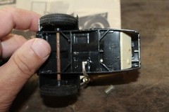 1960 Vintage Monogram Built Model Kit in Box Ford T-Pick Up Black Widow Model T