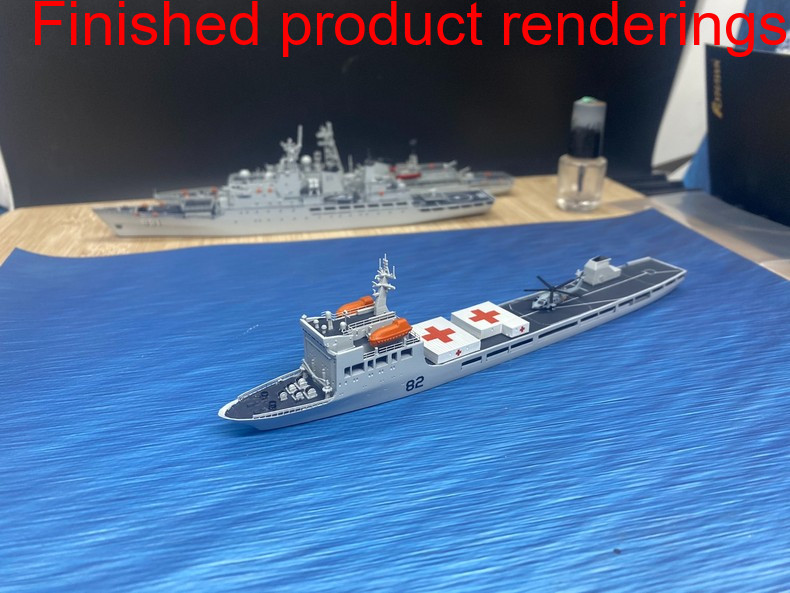 3D Printed 1/700/2000 Chinese Shichang training ship Unpainted