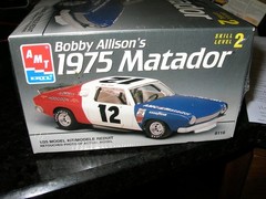 AMT ERTL 1/25 Bobby Allison’s 1975 AMC RWB Matador Model Kit Sealed Box Goodyear