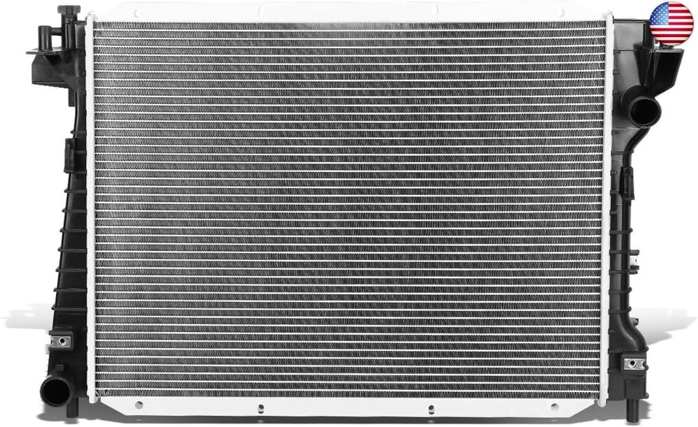 DNA Motoring OEM-RA-2256 OE Style Bolt-On Aluminum Core Radiator Compatible