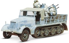 Tamiya 1/35 Military Miniature No.50 German Army 8-ton Half-Track 4 Guns Kit