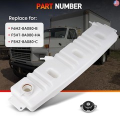 Radiator Overflow Reservoir Bottle Coolant Expansion Tank with Cap Compatible