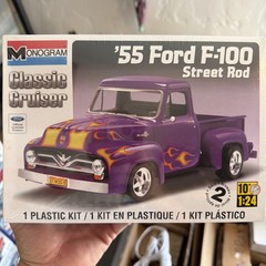 Monogram💜1955 Ford💜F-100 Street🔥Rod 1/24 Classic Cruiser Model