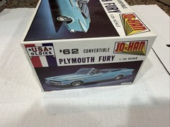 JO-HAN 1962 PLYMOUTH FURY CONV ORIGINAL BOX/INSTRUCTIONS!! CIRCA 1970’s! VMCP!