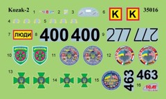 ‘Kozak-2’ State Border Guard Service of Ukraine 1:35 Plastic Model Kit ICM 35016