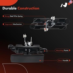 A-Premium Rear Right Passenger Side Interior Sliding Door Handle Compatible